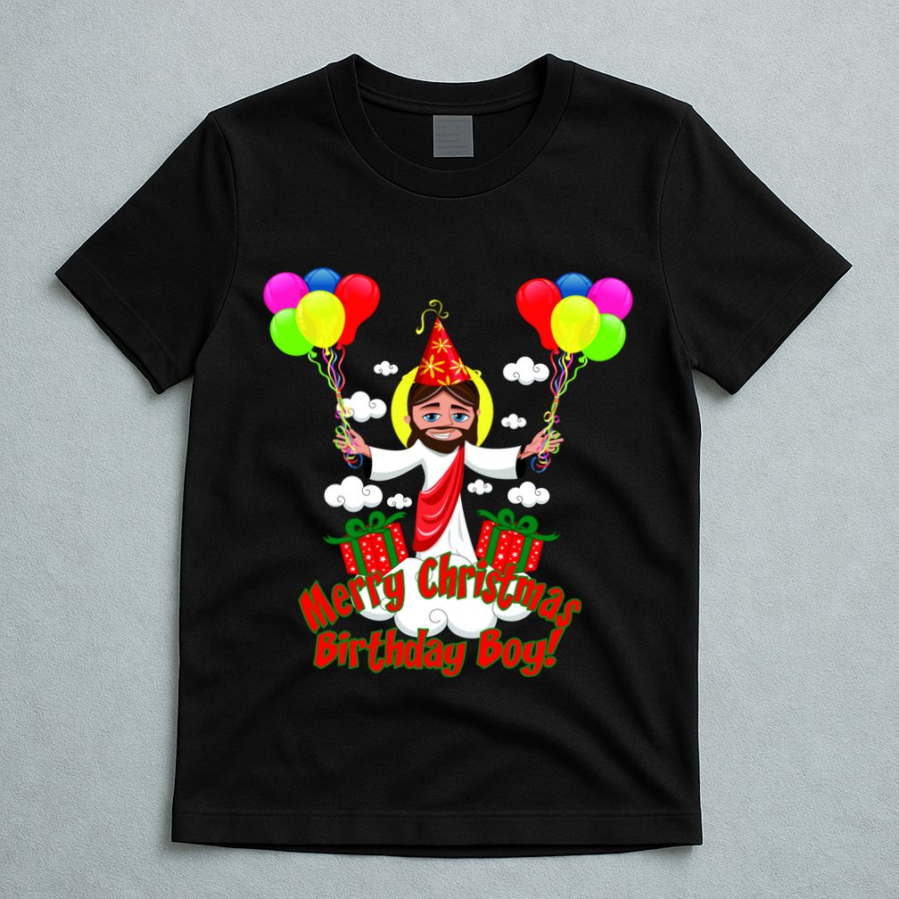Merry Christmas Jesus Birthday Boy T-Shirt