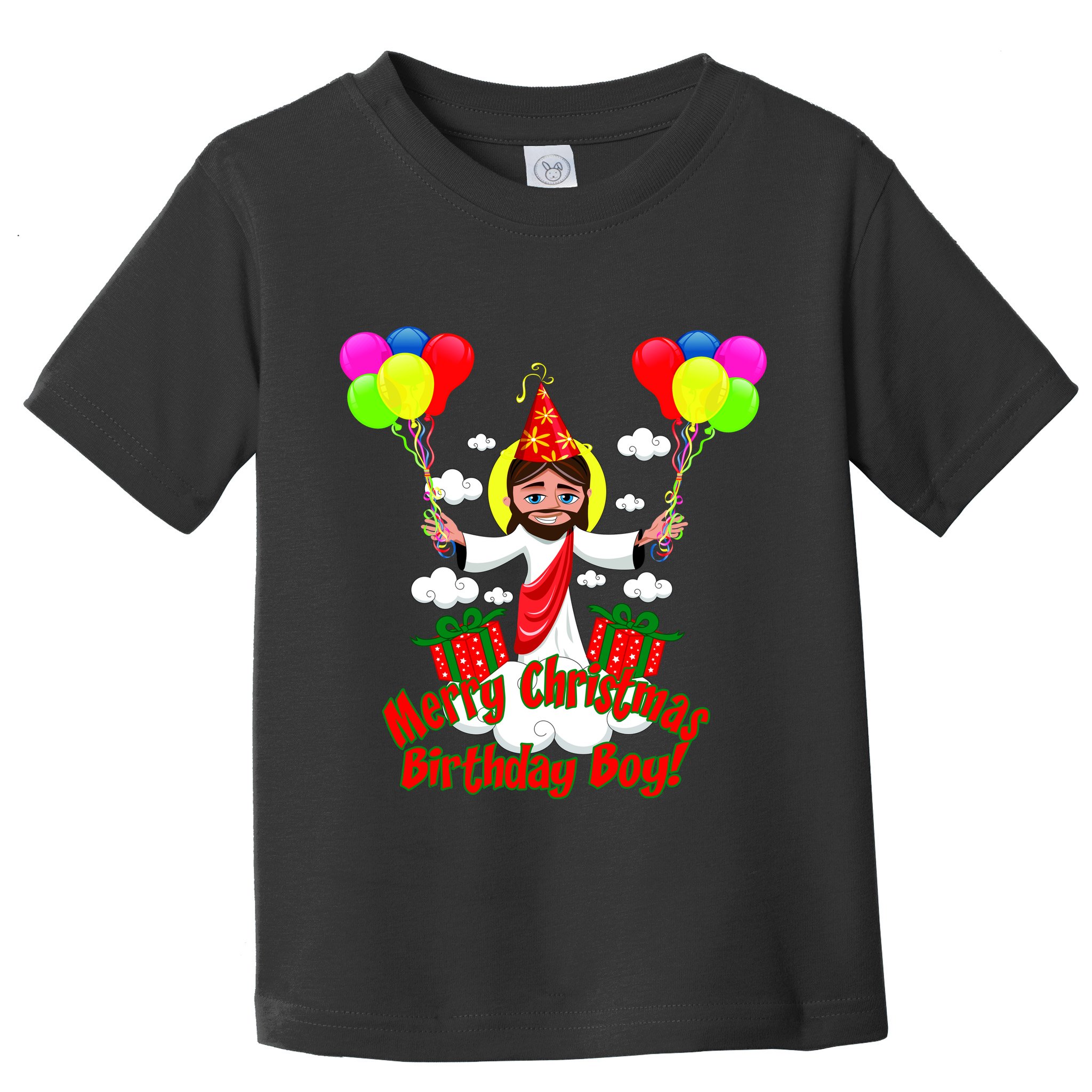 Merry Christmas Jesus Birthday Boy Toddler T-Shirt
