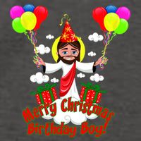 Merry Christmas Jesus Birthday Boy Vector Backpack