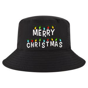 Merry Christmas Lights Cool Comfort Performance Bucket Hat