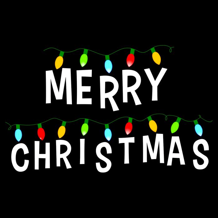 Merry Christmas Lights Cooling Performance Crew T-Shirt
