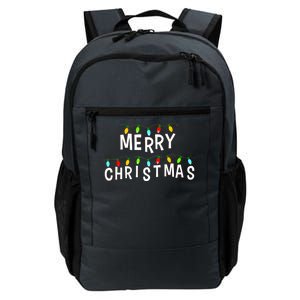 Merry Christmas Lights Daily Commute Backpack