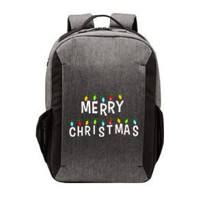 Merry Christmas Lights Vector Backpack