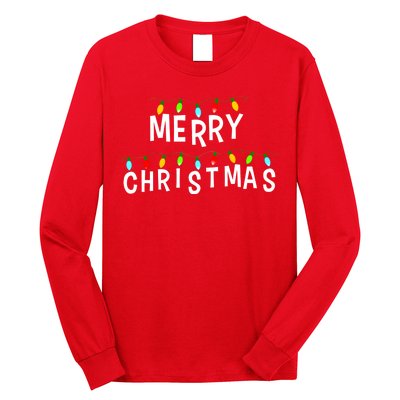 Merry Christmas Lights Long Sleeve Shirt