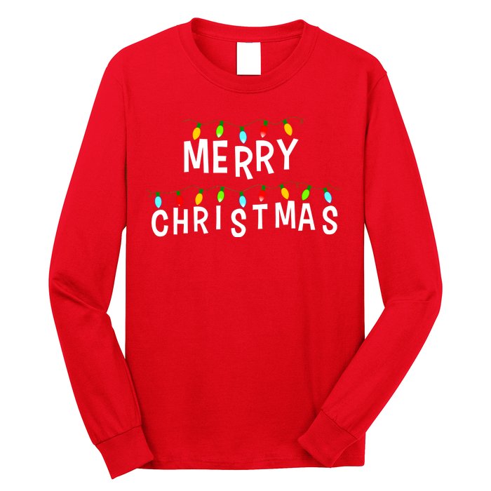 Merry Christmas Lights Long Sleeve Shirt