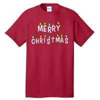 Merry Christmas Lights Tall T-Shirt