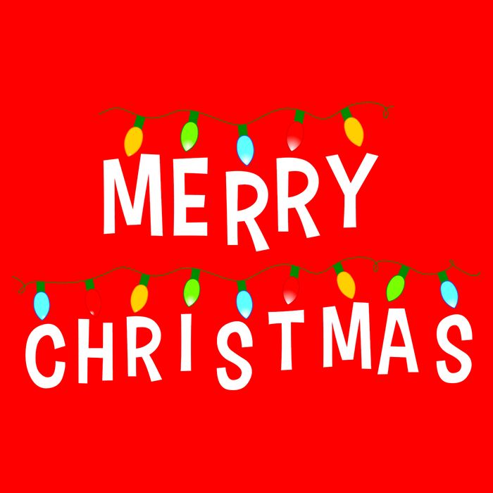 Merry Christmas Lights Tall T-Shirt