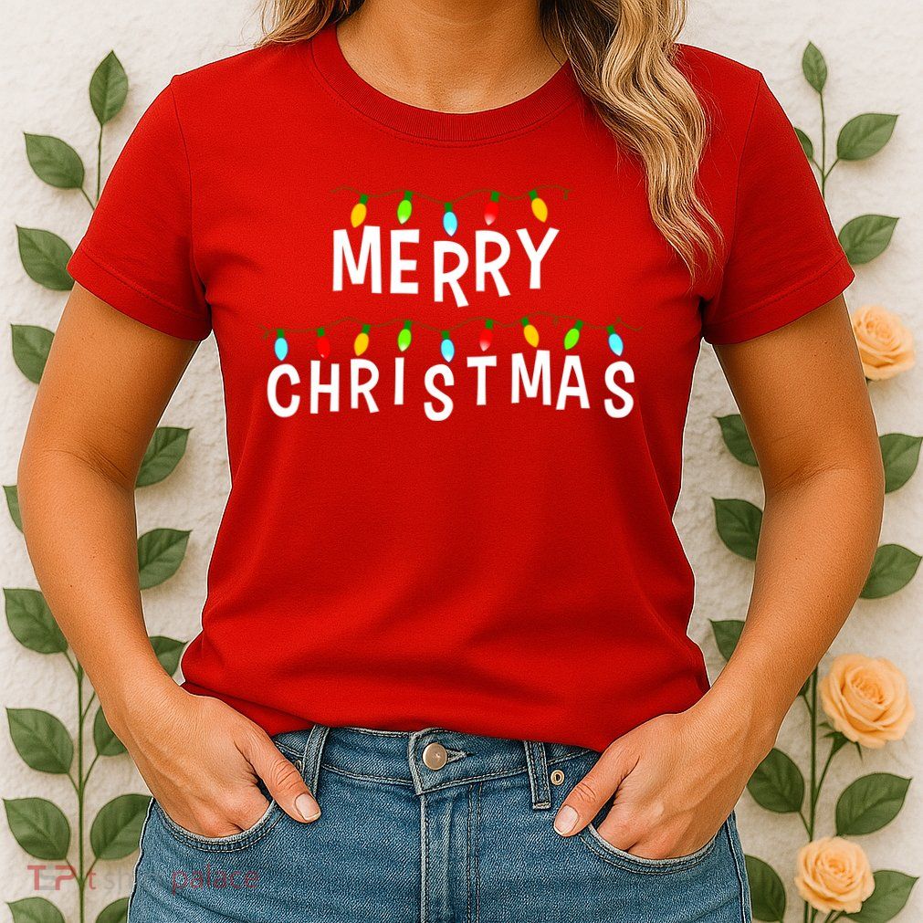 Merry Christmas Lights Women's T-Shirt