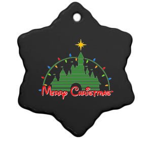 Merry Christmas Magical Ceramic Star Ornament