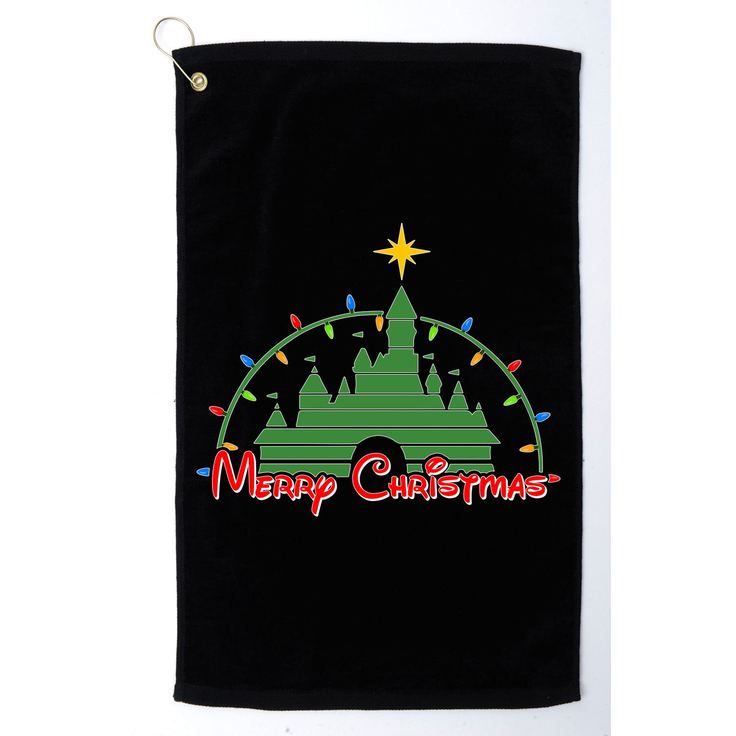 Merry Christmas Magical Golf Towel