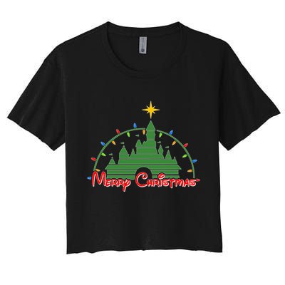 Merry Christmas Magical Crop Top