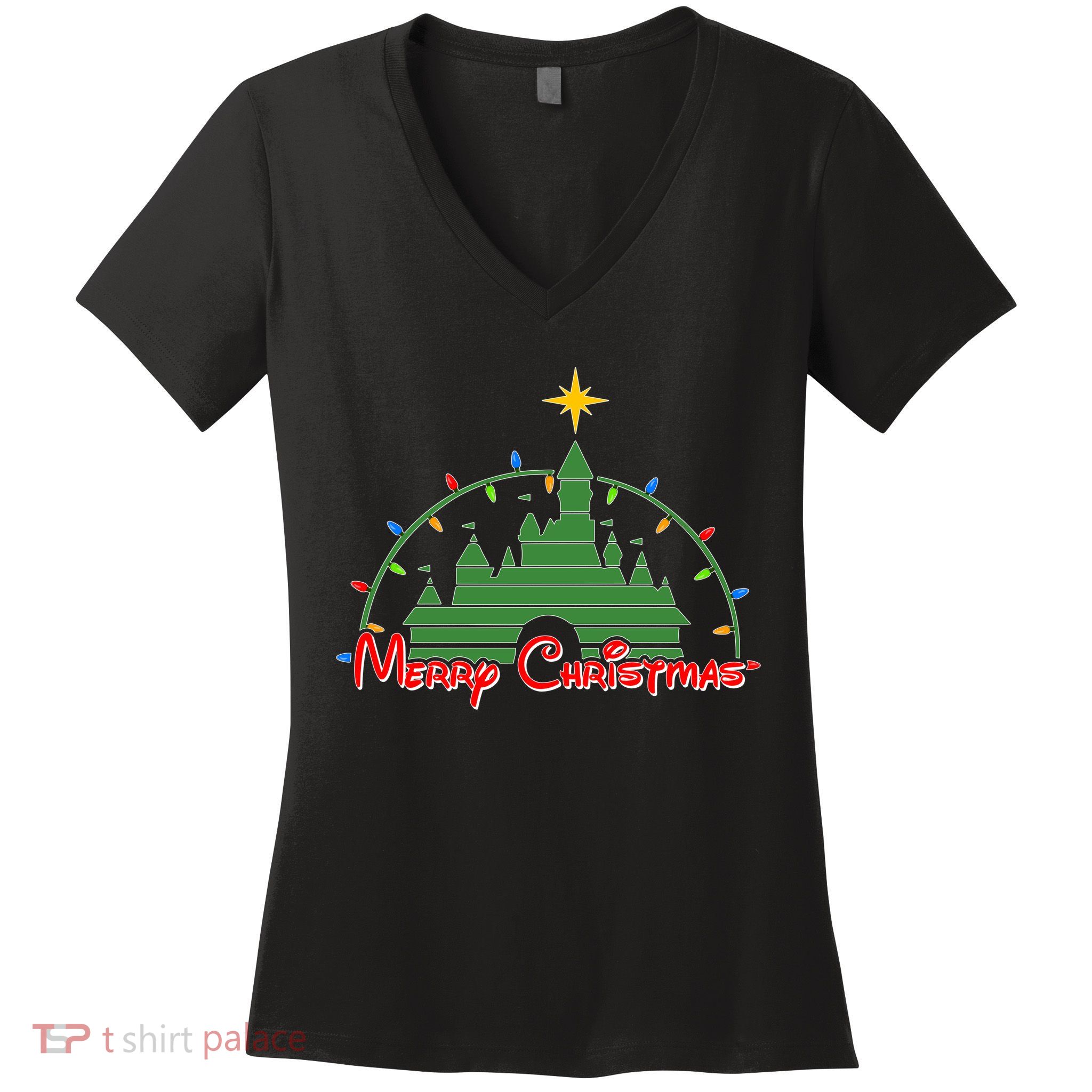 Merry Christmas Magical Women's V-Neck T-Shirt