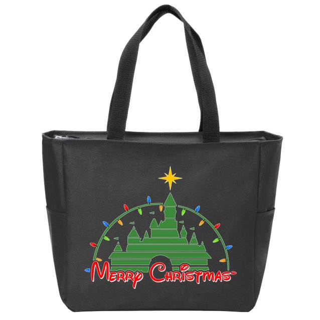Merry Christmas Magical Zip Tote Bag