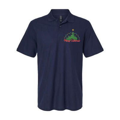 Merry Christmas Magical Softstyle Adult Sport Polo