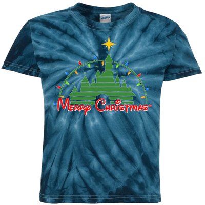 Merry Christmas Magical Kids Tie-Dye T-Shirt