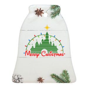 Merry Christmas Magical Ceramic Bell Ornament