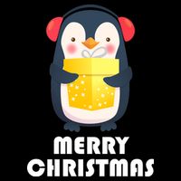 Merry Christmas Penguin Backpack