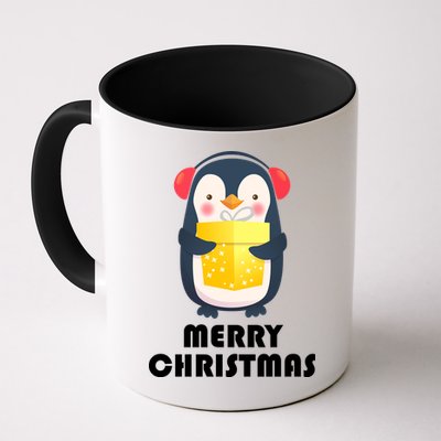 Merry Christmas Penguin Mug