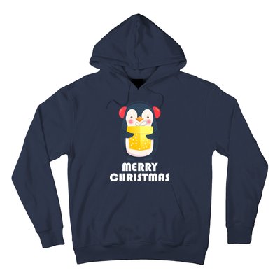 Merry Christmas Penguin Hoodie