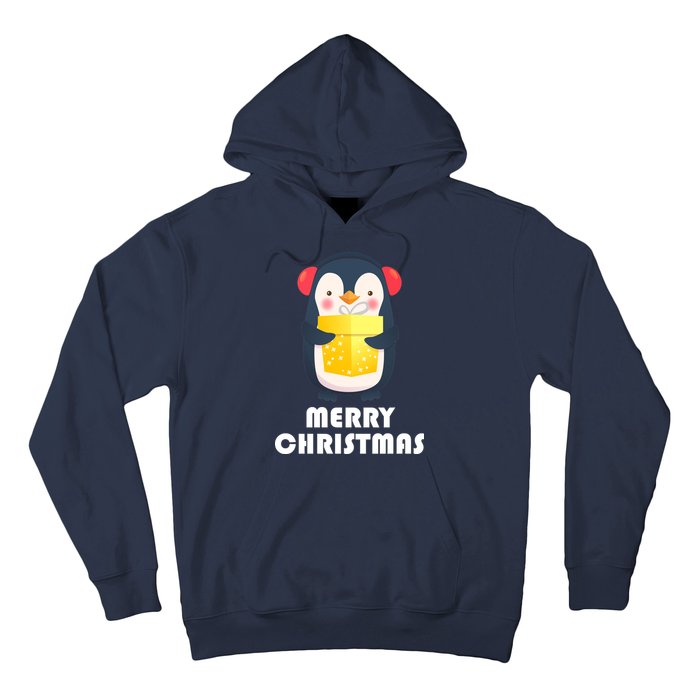 Merry Christmas Penguin Hoodie