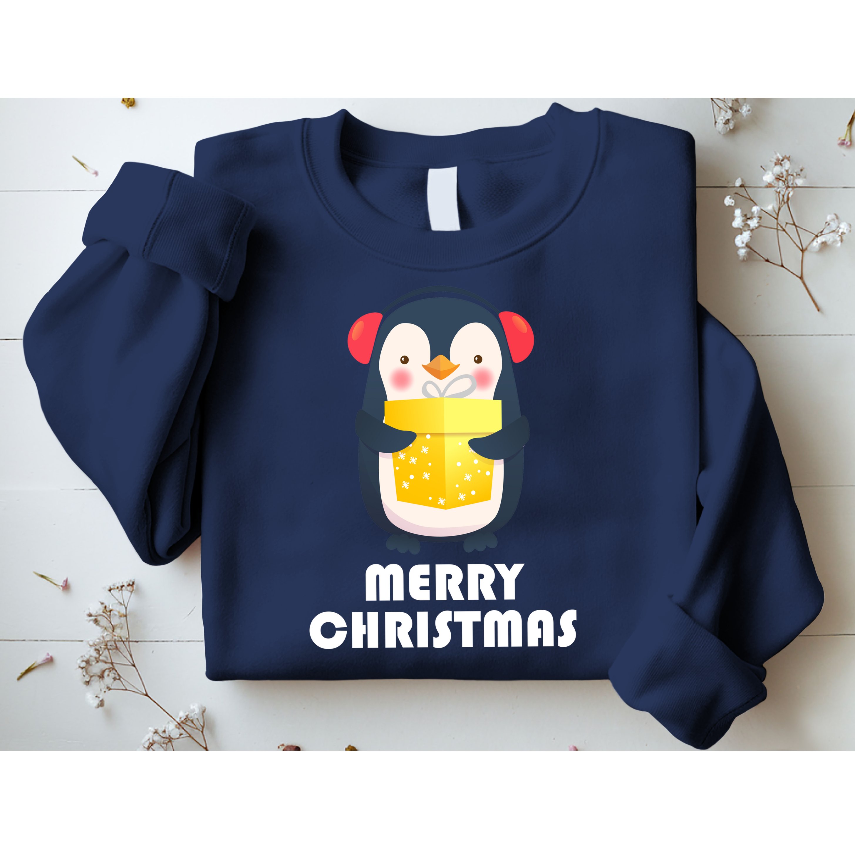 Merry Christmas Penguin Sweatshirt