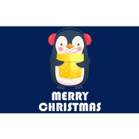 Merry Christmas Penguin Bumper Sticker