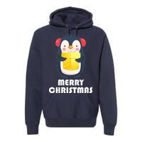 Merry Christmas Penguin Premium Hoodie