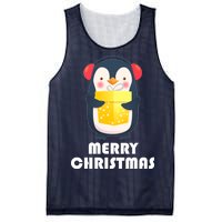 Merry Christmas Penguin Mesh Reversible Basketball Jersey Tank