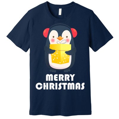 Merry Christmas Penguin Premium T-Shirt