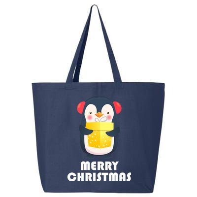 Merry Christmas Penguin 25L Jumbo Tote