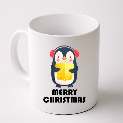 Merry Christmas Penguin Coffee Mug