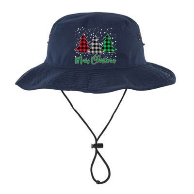 Merry Christmas Plaid Trees Legacy Cool Fit Booney Bucket Hat