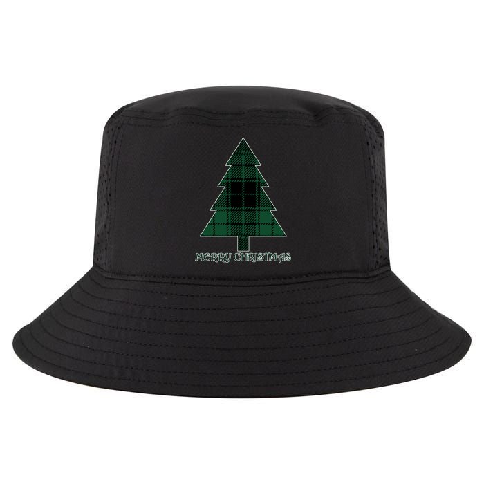 Merry Christmas Plaited Tree Cool Comfort Performance Bucket Hat