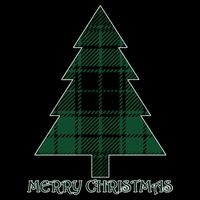Merry Christmas Plaited Tree Cooling Performance Crew T-Shirt