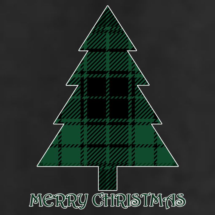 Merry Christmas Plaited Tree Adult Drive Performance Visor