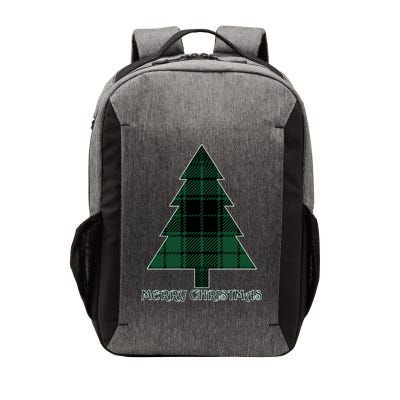 Merry Christmas Plaited Tree Vector Backpack