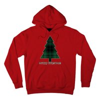 Merry Christmas Plaited Tree Hoodie