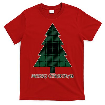 Merry Christmas Plaited Tree T-Shirt