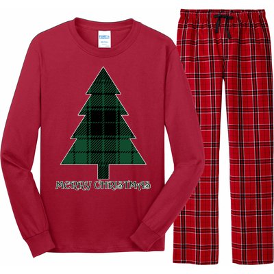 Merry Christmas Plaited Tree Long Sleeve Pajama Set