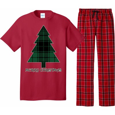 Merry Christmas Plaited Tree Pajama Set