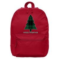 Merry Christmas Plaited Tree 16 in Basic Backpack