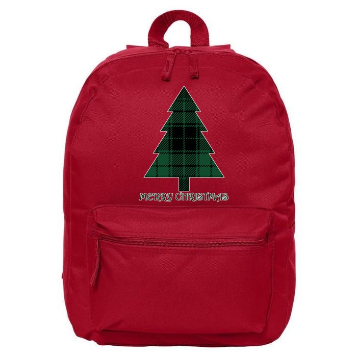 Merry Christmas Plaited Tree 16 in Basic Backpack