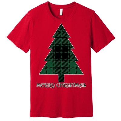 Merry Christmas Plaited Tree Premium T-Shirt