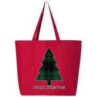 Merry Christmas Plaited Tree 25L Jumbo Tote