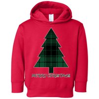 Merry Christmas Plaited Tree Toddler Hoodie