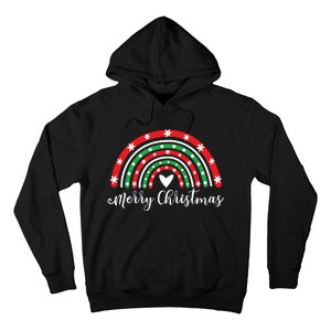 Merry Christmas Rainbow Hoodie