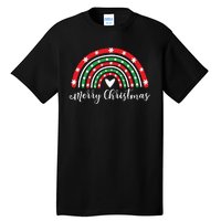 Merry Christmas Rainbow Tall T-Shirt