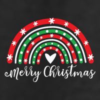 Merry Christmas Rainbow Adult Drive Performance Visor