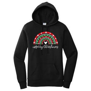 Merry Christmas Rainbow Women's Pullover Hoodie