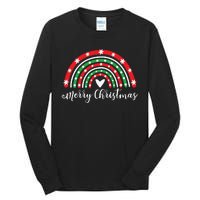 Merry Christmas Rainbow Tall Long Sleeve T-Shirt